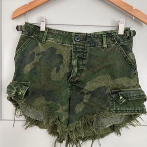 We The Free Camouflage Cargo Shorts